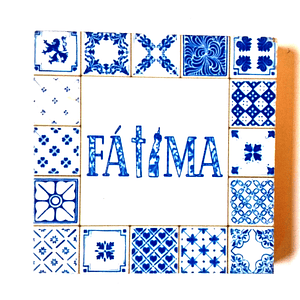 Íman azulejo - padrão português