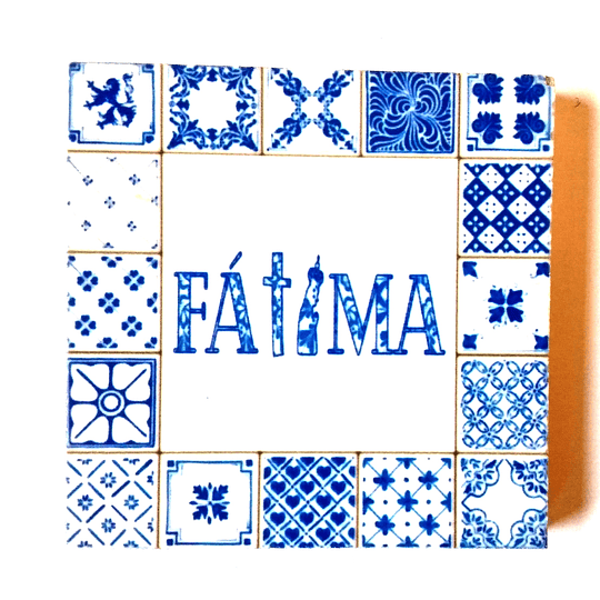 Íman azulejo - padrão português