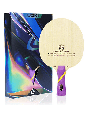 Madero Paleta Pro Tenis De Mesa 7 Capas Kirin7 Loki