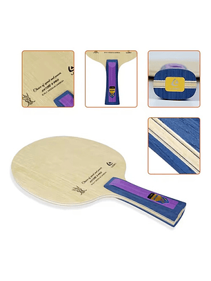 Madero Paleta Pro Tenis De Mesa 7 Capas Rxton 3 Loki