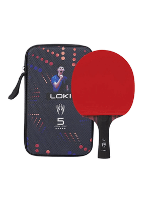 Paleta De Ping Pong Loki 5 Estrellas con Estuche