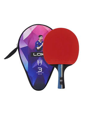 Paleta De Ping Pong Loki 3 Estrellas Con Estuche