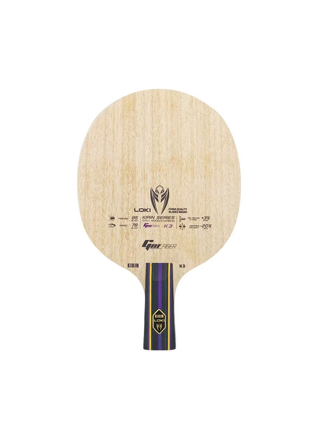 Madero tenis de mesa Loki 7 capas Kirin 3 OFF 1