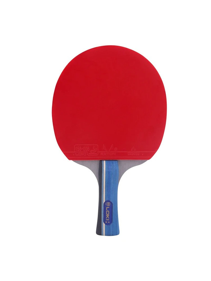 Paleta Tenis De Mesa Loki Kirin X2 Con Gomas Certificadas y Estuche 3