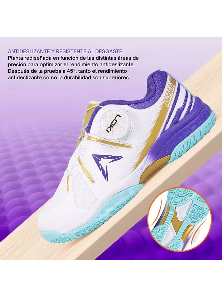 Zapatillas de tenis de mesa para niños Loki 7