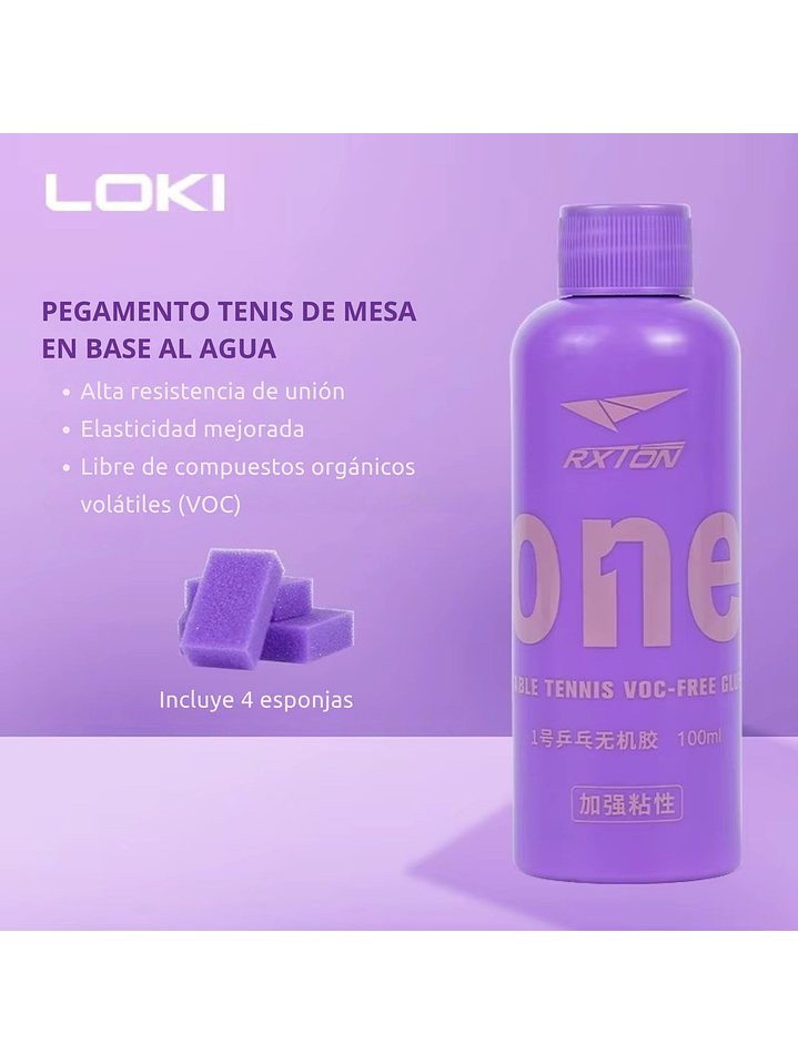 Pegamento Soluble Al Agua Tenis De Mesa - Ping Pong - Loki 3