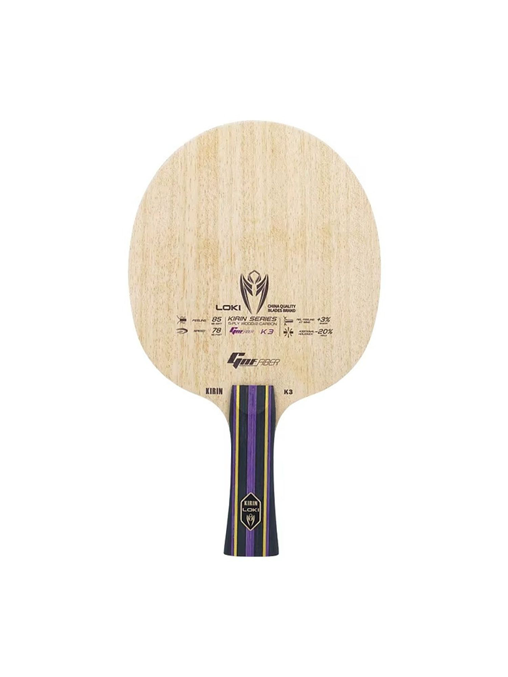 Madero tenis de mesa Loki 7 capas Kirin 3 Carbono GNF OFF 1