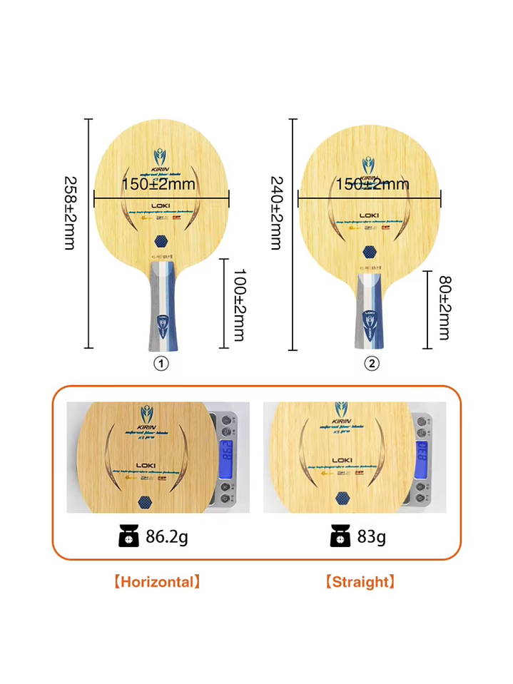Madero tenis de mesa Loki 7 capas K5PRO Outer OFF+ 6