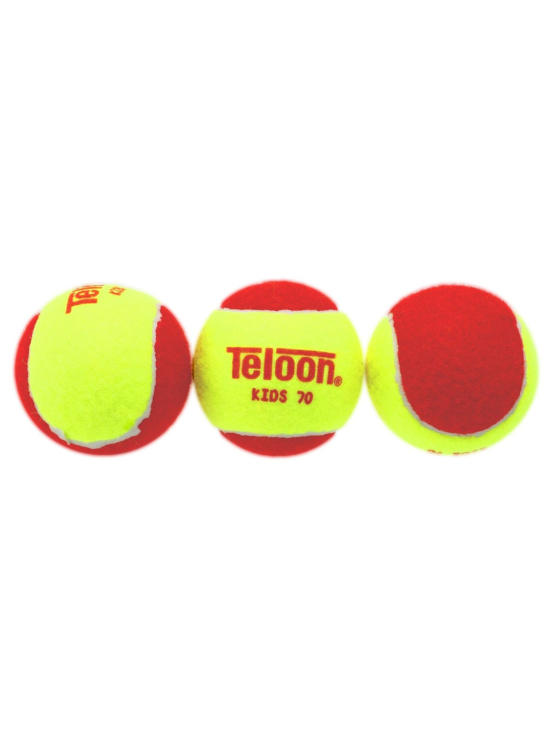 Pack 3 pelotas de tenis para niños stage 3 roja 1