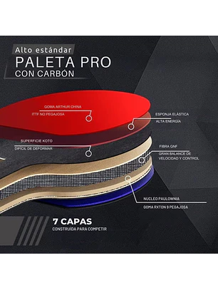 Paleta 9 estrellas Rxton 9 Pro Fibra GNF