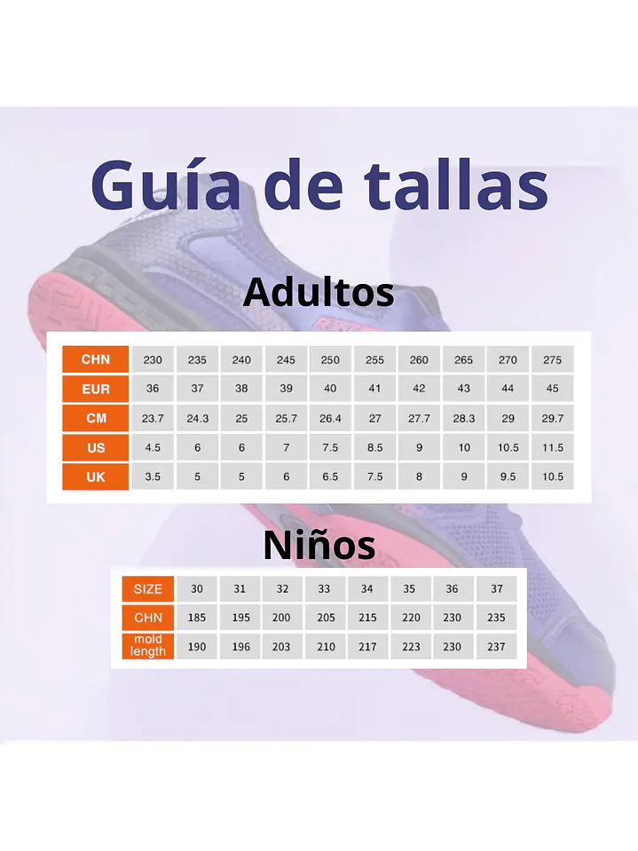 Zapatillas de tenis de mesa para adultos Loki Rxton Azul 8