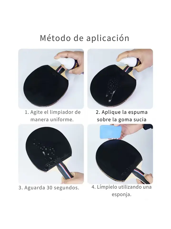 Limpiador Profesional Goma Tenis De Mesa Spray 100 ml - Loki 4