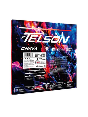 Goma Tenis de Mesa Loki Telson China NEGRA | Spin Extremo y Potencia Profesional