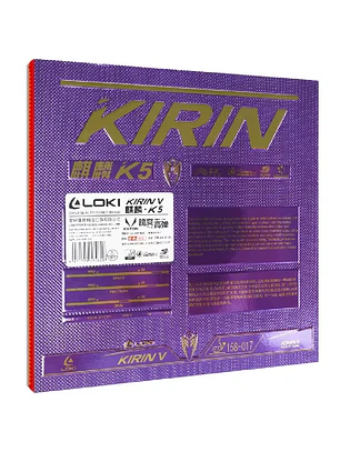 Goma Tenis de Mesa Loki Kirin K5 | Máxima Potencia, Spin Profesional y Control de Alta Competición