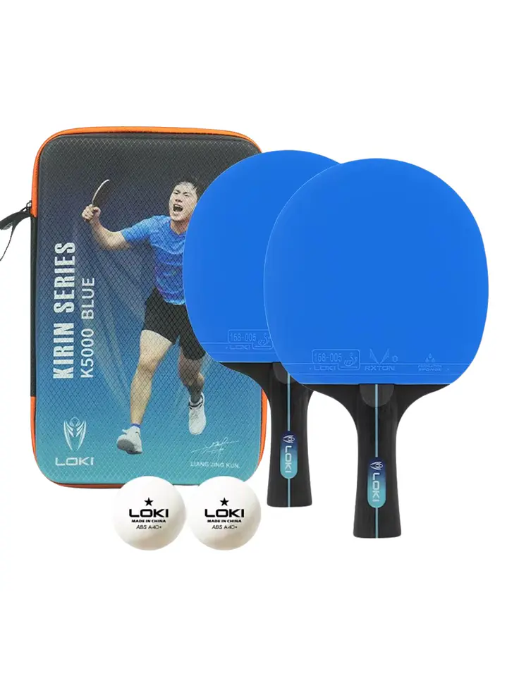 Set 2 Paletas De Ping Pong Loki K5000 Nivel Inicial 1