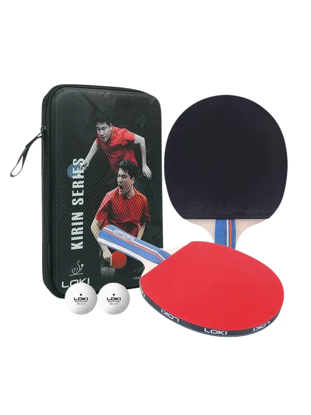 Set 2 Paletas De Ping Pong Loki K3000 Nivel Inicial 1