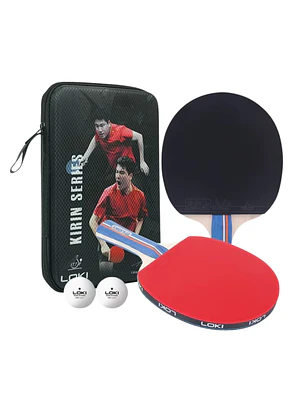 Set 2 Paletas De Ping Pong Loki K3000 Nivel Inicial