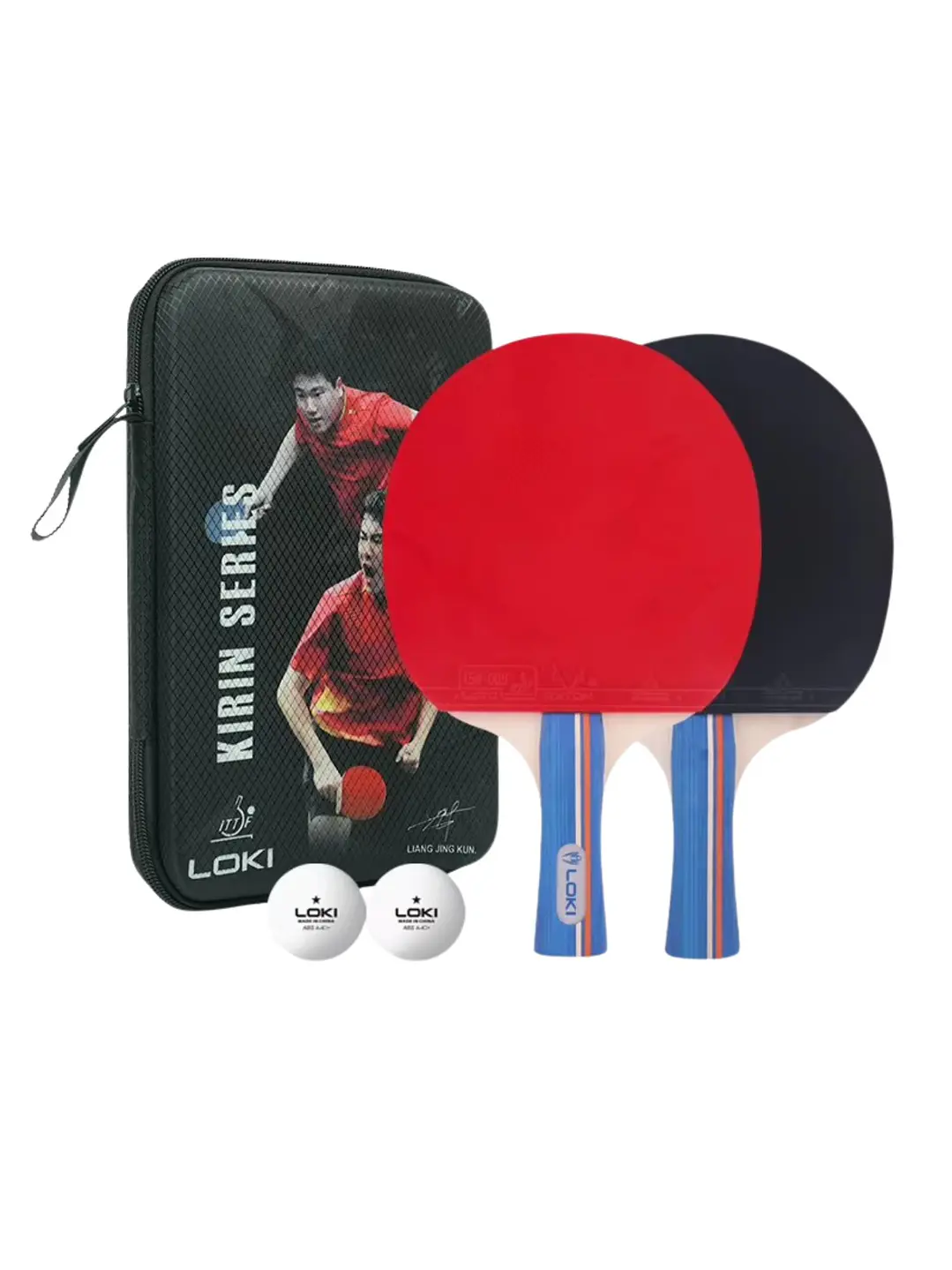 Set 2 Paletas De Ping Pong Loki K3000 Nivel Inicial 6