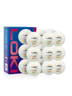 Set 18 Pelotas Tenis de Mesa Pro 3 Estrellas Abs 40+
