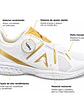 Zapatillas Loki Arthur Sin Cordondes  Para Tenis De Mesa - Miniatura 2