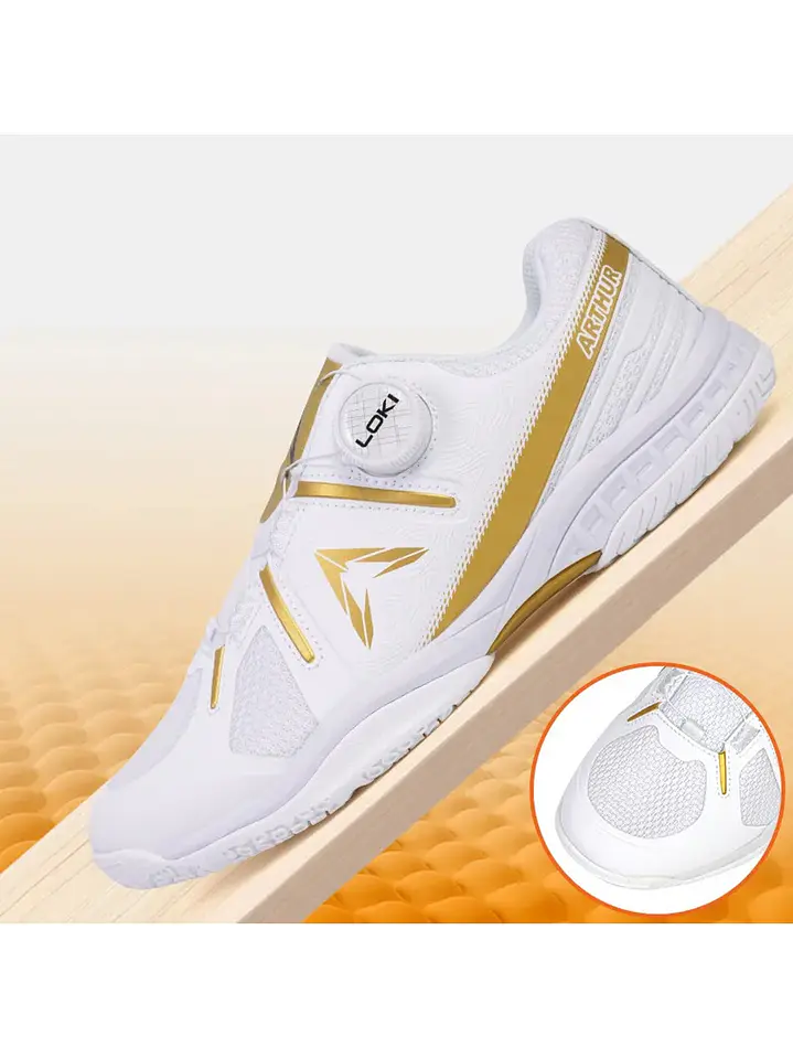 Zapatillas Loki Arthur Sin Cordondes  Para Tenis De Mesa 5