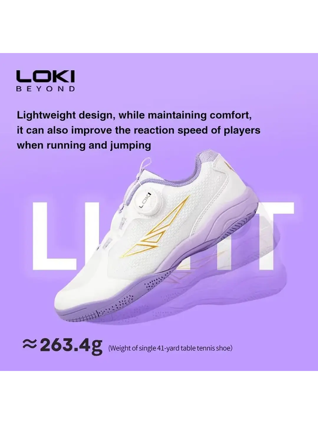 Zapatillas De Tenis De Mesa Loki Rxton 3.0  Sin Cordones 2