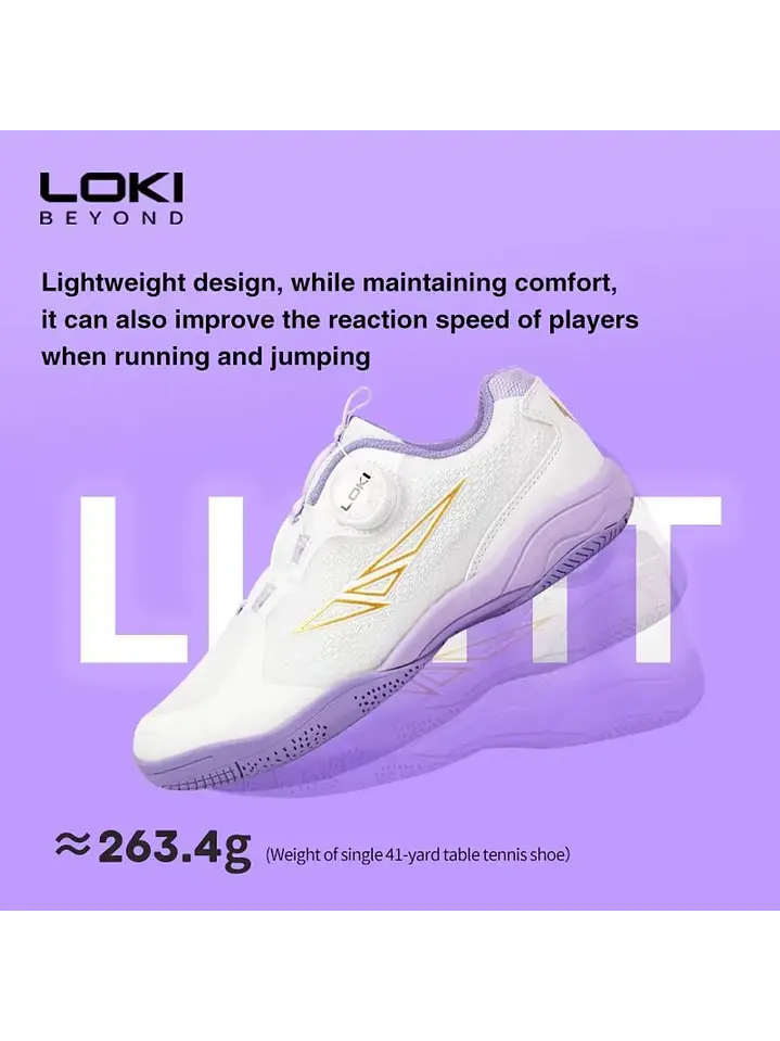 Zapatillas De Tenis De Mesa Loki Rxton 3.0  Sin Cordones 2