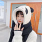 Gorro Bufanda Panda Felpa - Miniatura 2