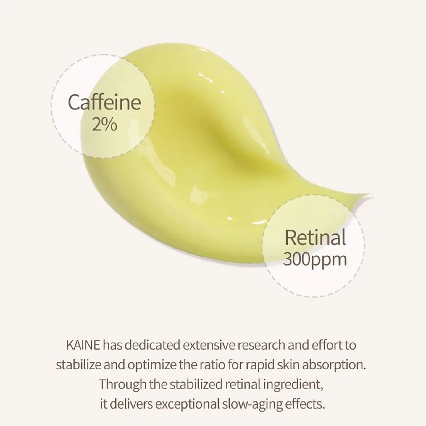 Kaine Crema Facial con Retinol y Cafeina 50ml 3
