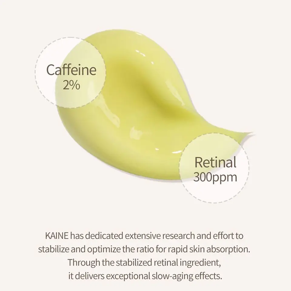 Kaine Crema Facial con Retinol y Cafeina 50ml 3