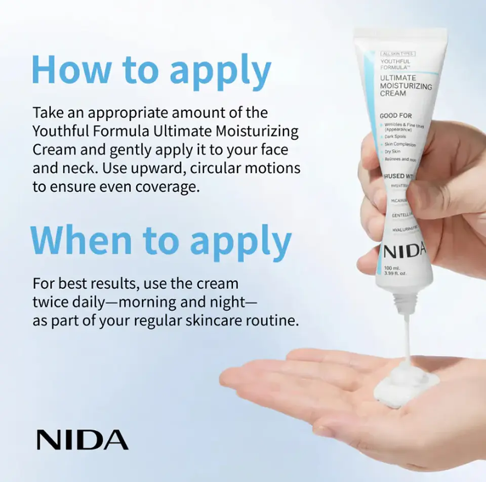 Nida Ultimate Moisturizing Cream 100ml 6