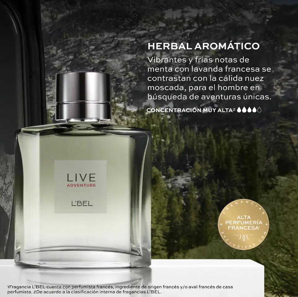 Lbel Live Adventure Perfume Hombre 100ml 2