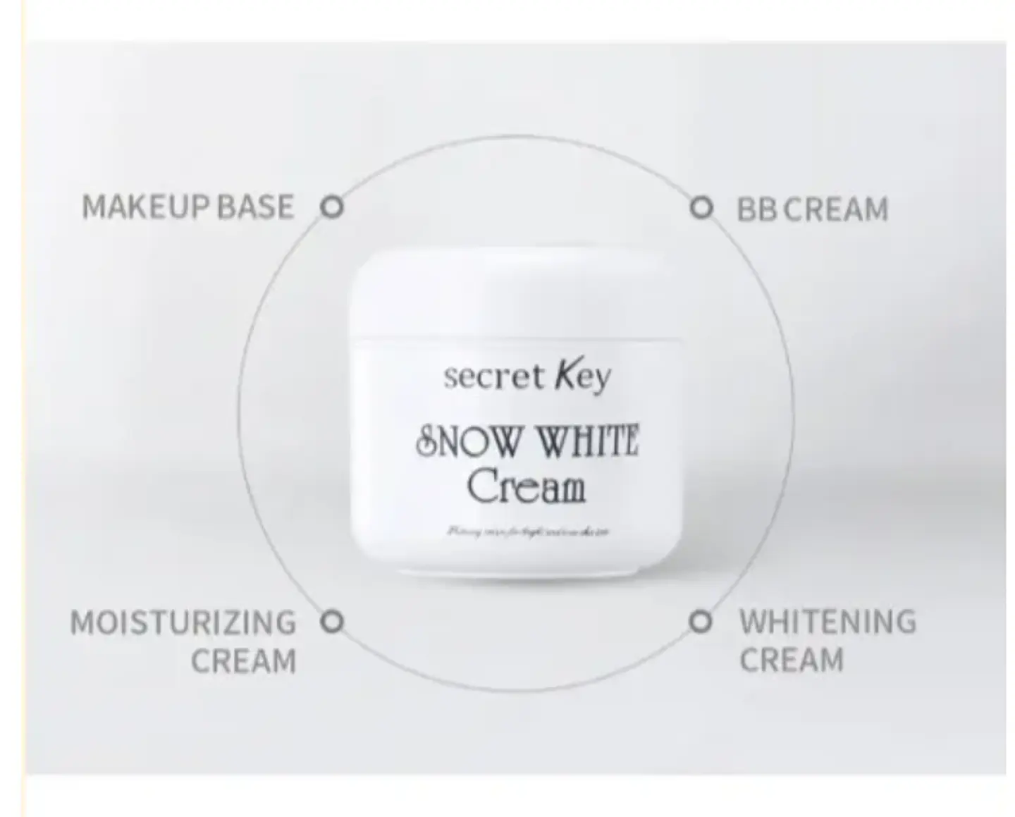Secret Key Snow White Crema Facial 50g 3
