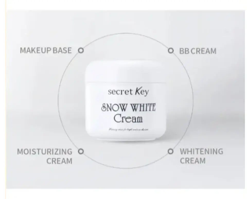 Secret Key Snow White Crema Facial 50g 3