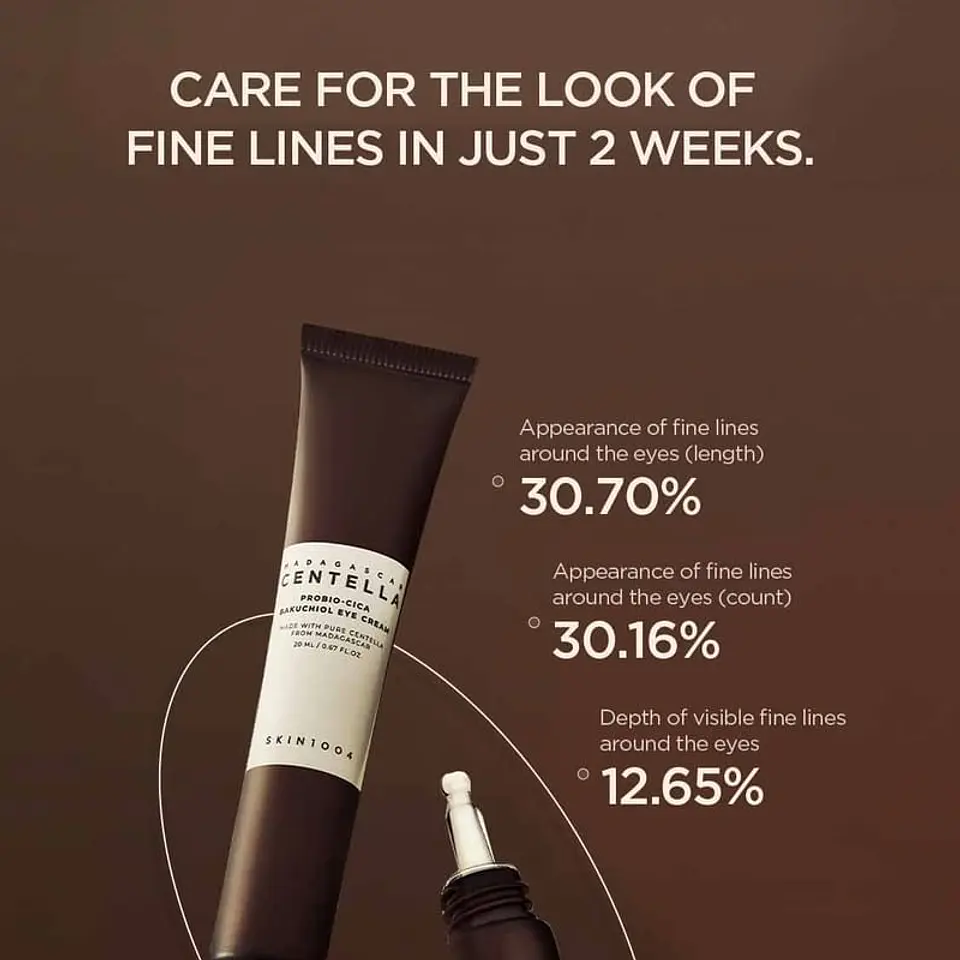 Skin1004 Crema Ojos Madagascar Centella Probio-Cica Bakuchiol 20ml 3
