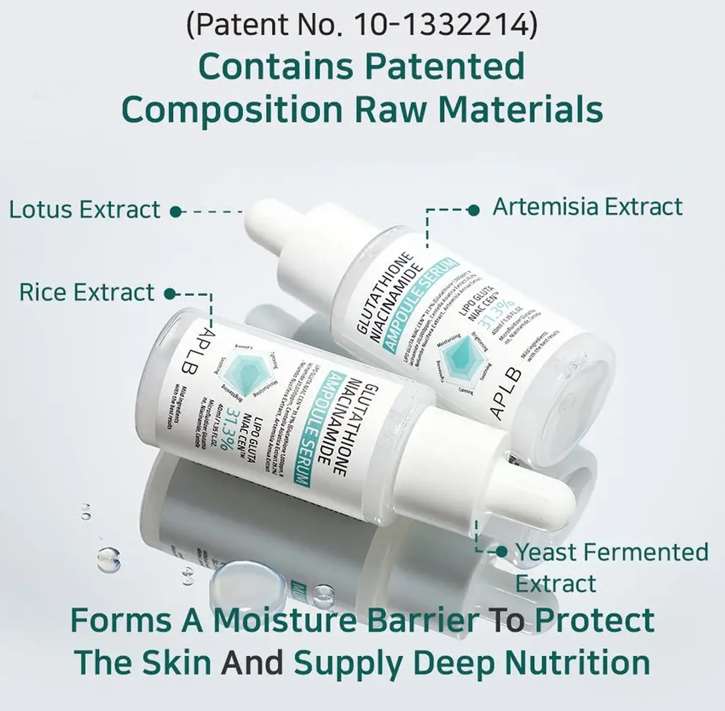 APLB Ampolla Facial Glutathione Niacinamide Serum 40ml 4