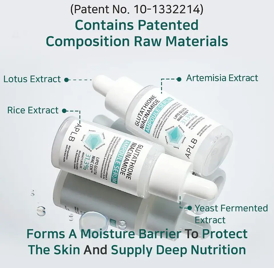 APLB Ampolla Facial Glutathione Niacinamide Serum 40ml 4