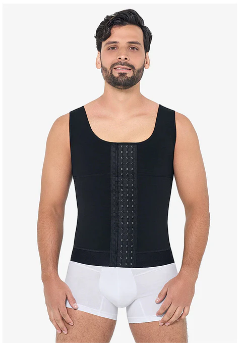 Faja/hombre de alta compresion corta sin mangas