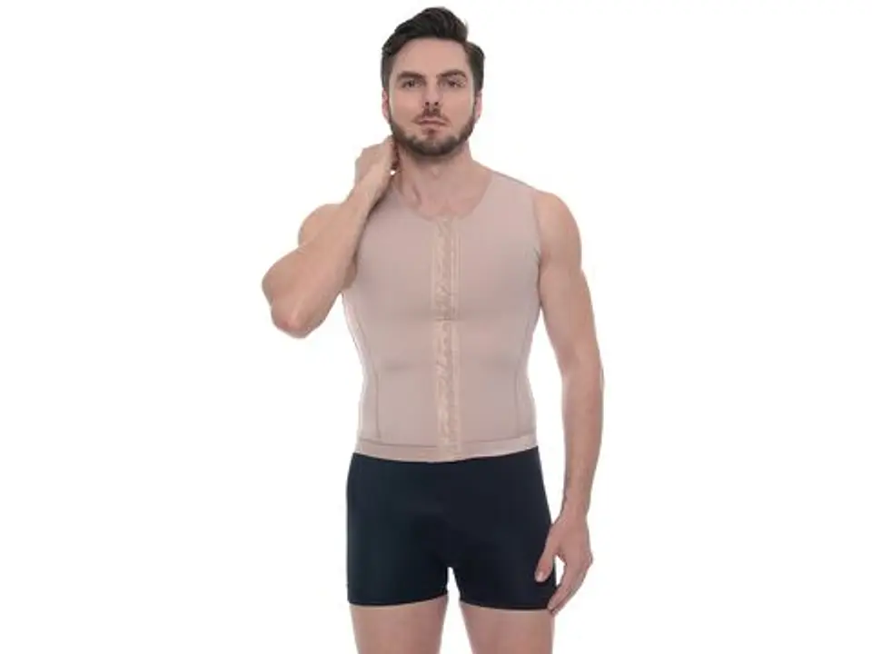 Faja/hombre  de media compresion sin mangas 1