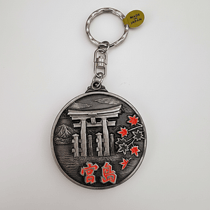 Llavero Medallón Conmemorativo Miyajima – Edición Artesanal Japón