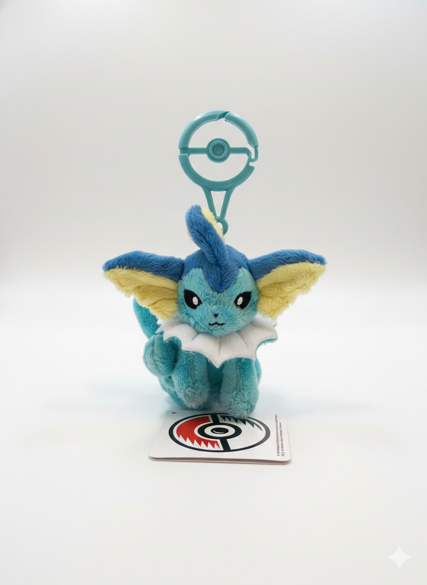 🌊 Peluche Keychain Vaporeon: Elegancia de las Profundidades 1