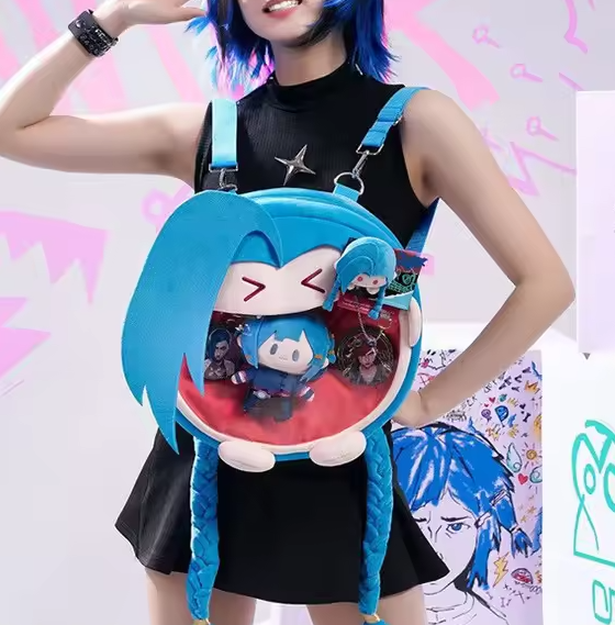 Mochila Itabag de Jinx (Arcane/League of Legends) 2