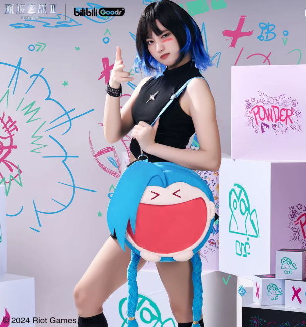 Mochila Itabag de Jinx (Arcane/League of Legends) 3