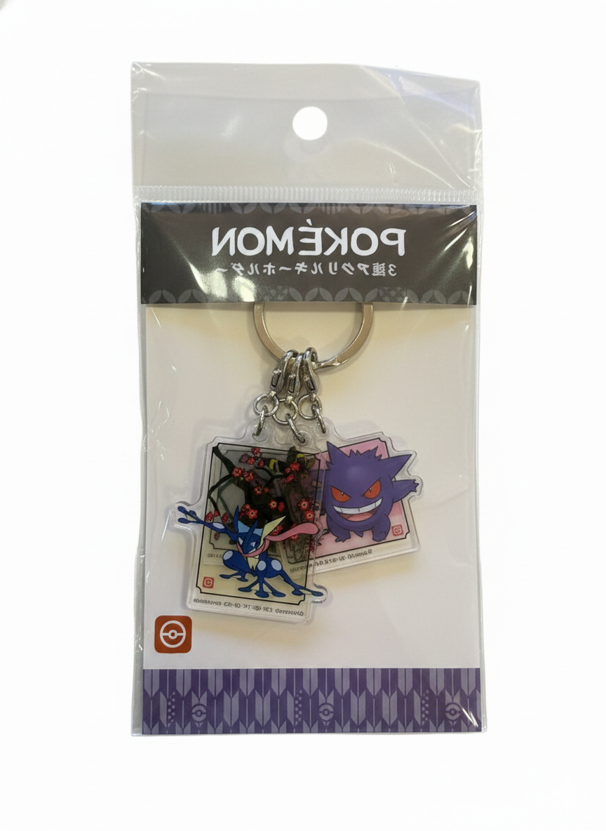 Llavero Pokémon Triple: Umbreon + Gengar + Greninja 1