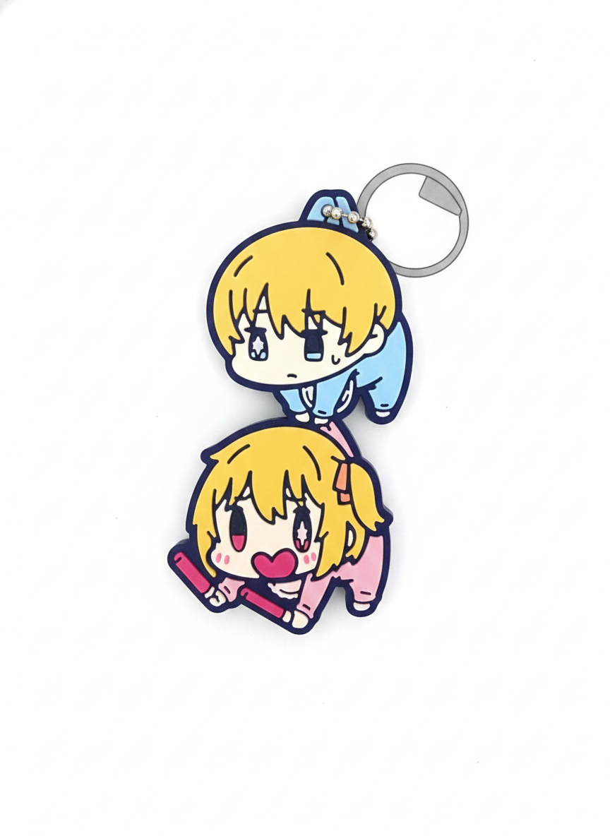 Llavero Pellizcado (Tsumamare) Oshi no Ko: Aqua & Ruby – Cospa Original 1