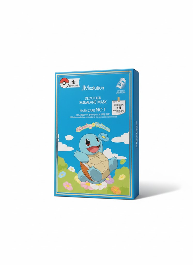 Mascarilla Facial JMsolution x Pokémon: Deco Pick Squalane Mask (Edición Squirtle) 1