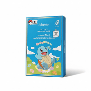 Mascarilla Facial JMsolution x Pokémon: Deco Pick Squalane Mask (Edición Squirtle)