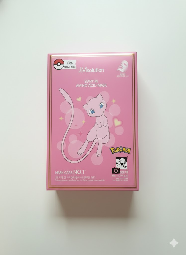 Mascarilla Facial JMsolution x Pokémon: Stamp In Amino Acid Mask (Edición Mew) 1