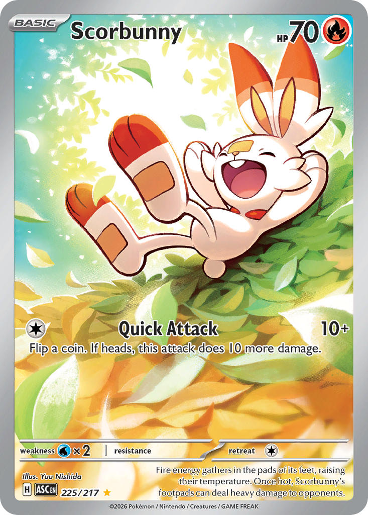 Scorbunny - 225/217 - Illustration Rare 1