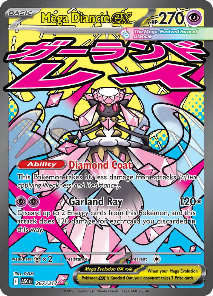 Mega Diancie Ex - 267/217 1